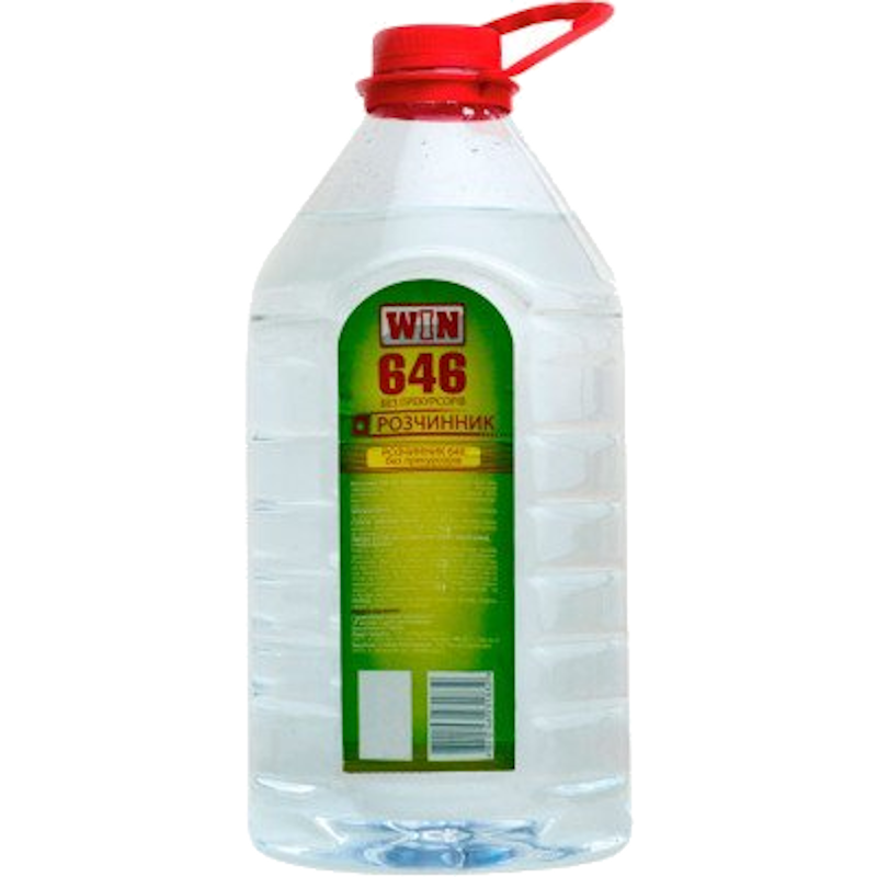 Розчинник 646 WIN, 3,4 кг, пляшка пластикова